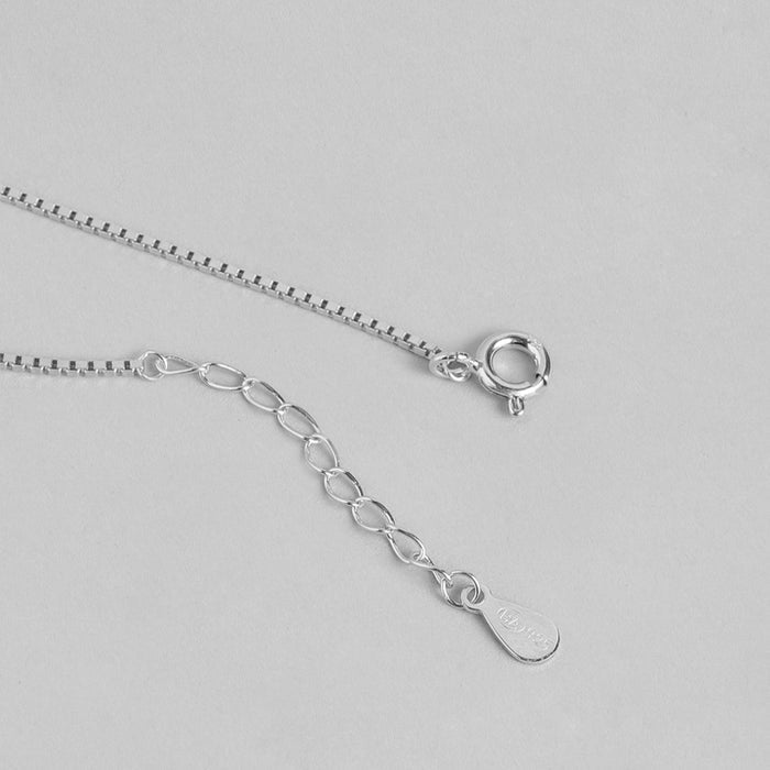 Iridescent Elegance CZ Rhodium-Plated 925 Sterling Silver Necklace