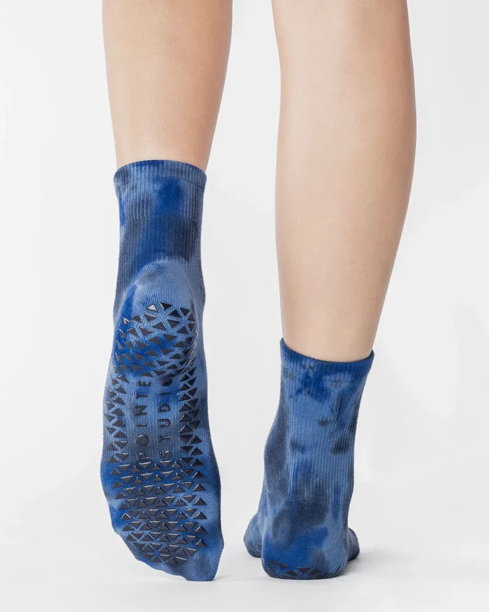 Jamie Ankle Grip Sock Midnight Blue