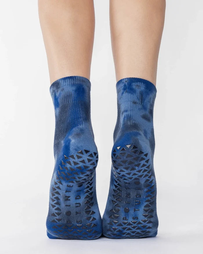 Jamie Ankle Grip Sock Midnight Blue