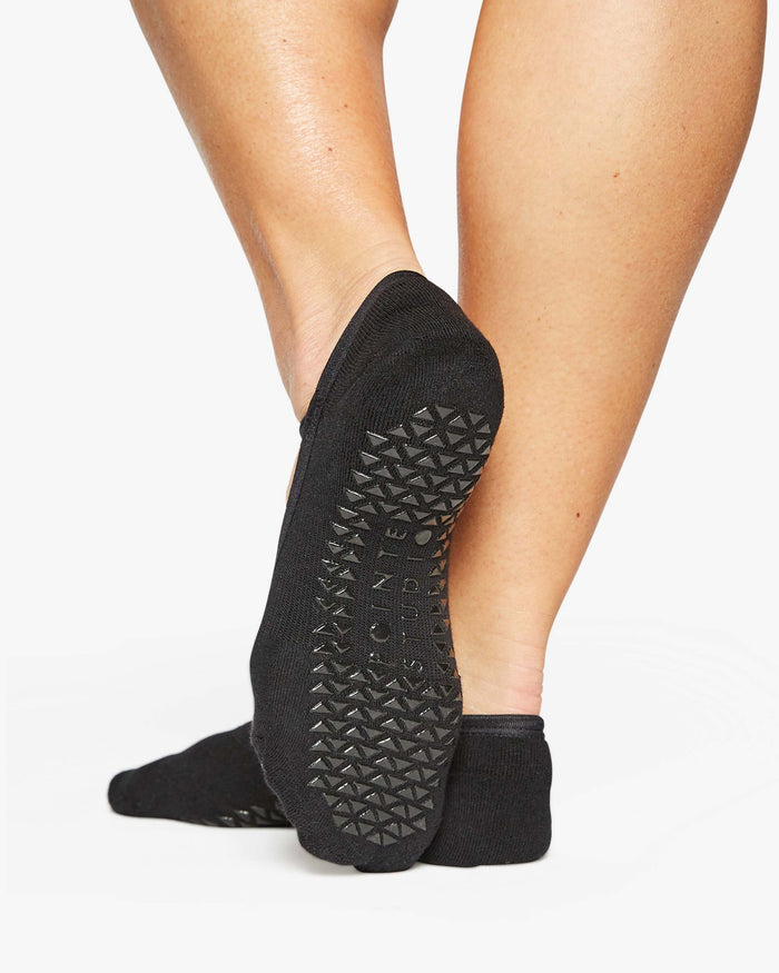 Karina Grip Dance Sock Black