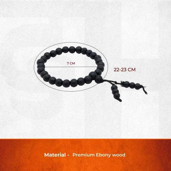Karungali Malai Bracelet with Govt. Certification - view 2