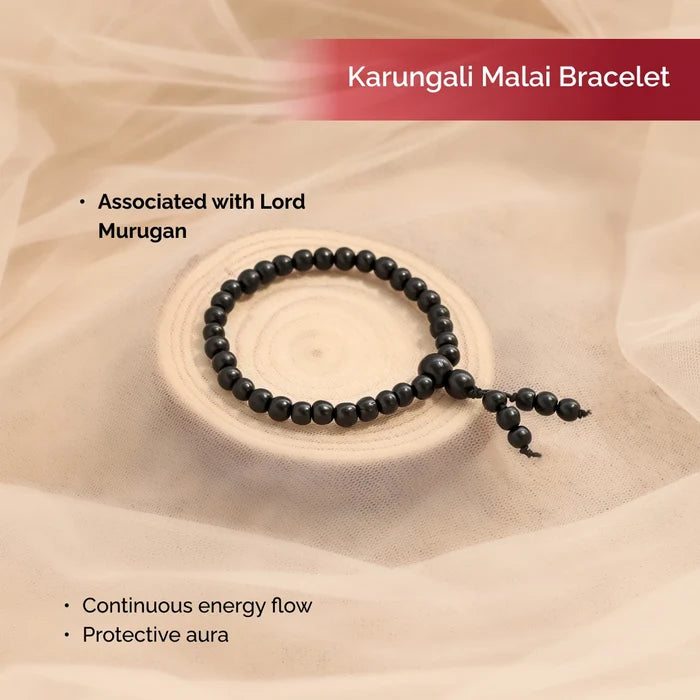 Karungali Malai Bracelet with Govt. Certification - view 5