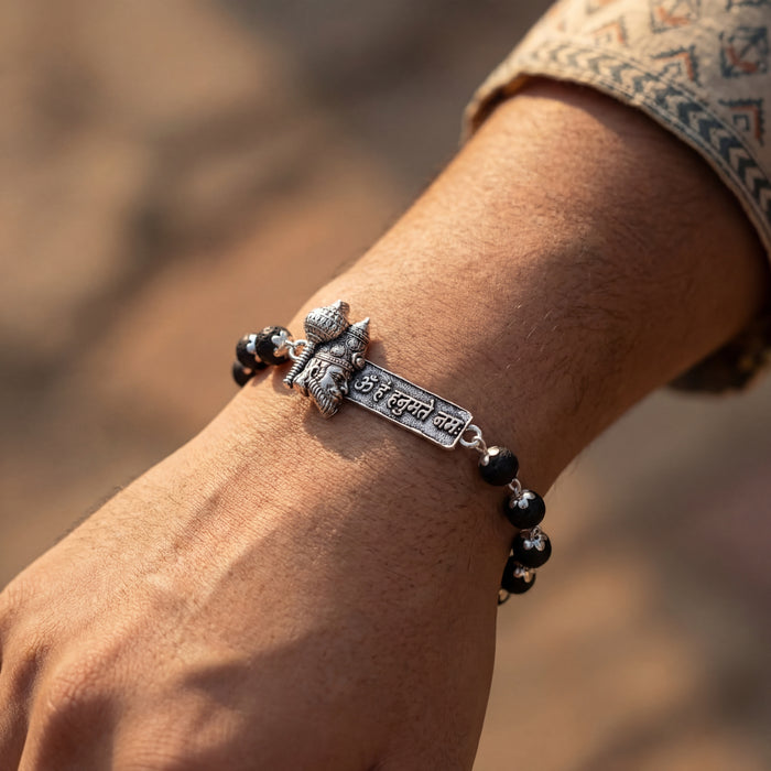 Karungali Hanuman Mantra Bracelet