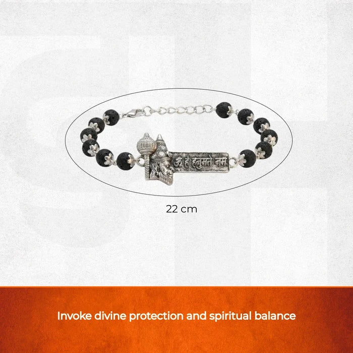 Karungali Hanuman Mantra Bracelet - view 2