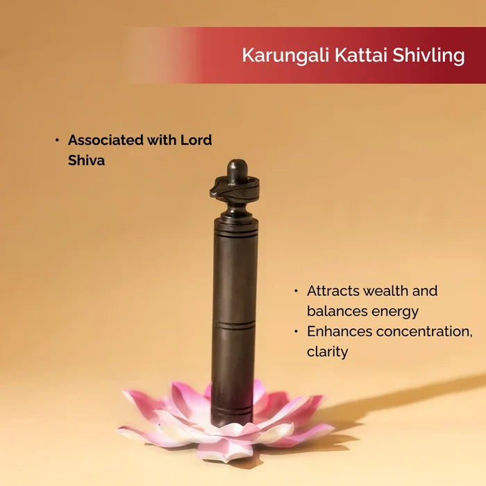 Karungali Kattai Shivling - view 5