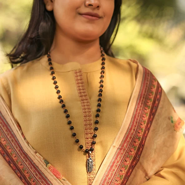 Karungali Malai (Copper wire) with Murgan Shakti Pendant Lifestyle Female