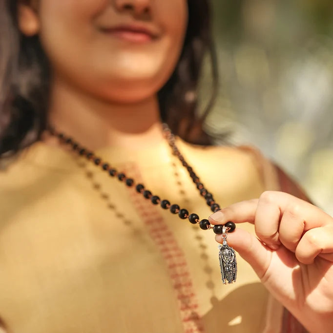 Karungali Malai (Copper wire) with Murgan Shakti Pendant Lifestyle Female