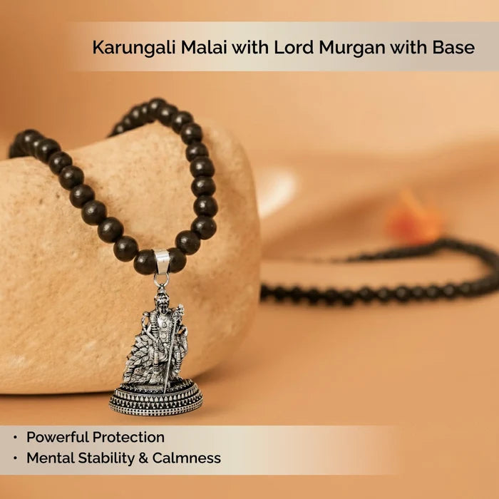 Karungali Malai with Lord Murugan with Base