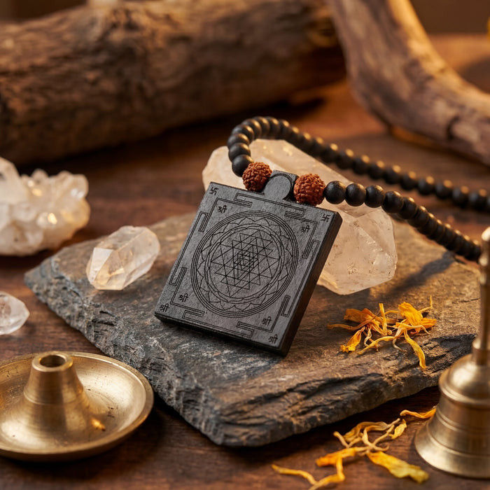 Karungali Shree Yantra Mala 6MM | Prosperity & Abundance - view 5
