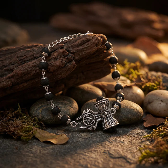 Karungali Trishul Damroo Bracelet - view 2
