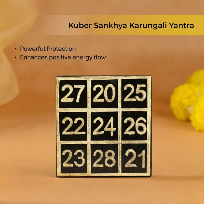 Kuber Sankhya Karungali Yantra - view 2