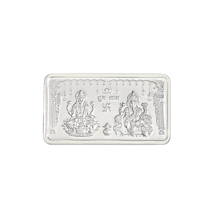 Lakshmi and Ganesha 999 Silver Bar- 20 gm