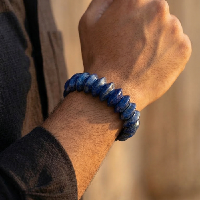Lapis Lazuli Oval Cut Bracelet - view 2