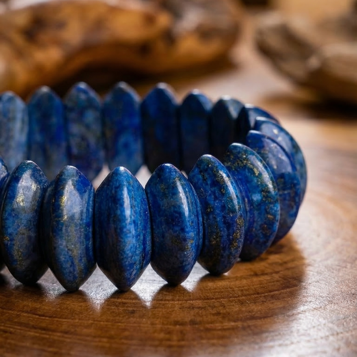 Lapis Lazuli Oval Cut Bracelet - view 4