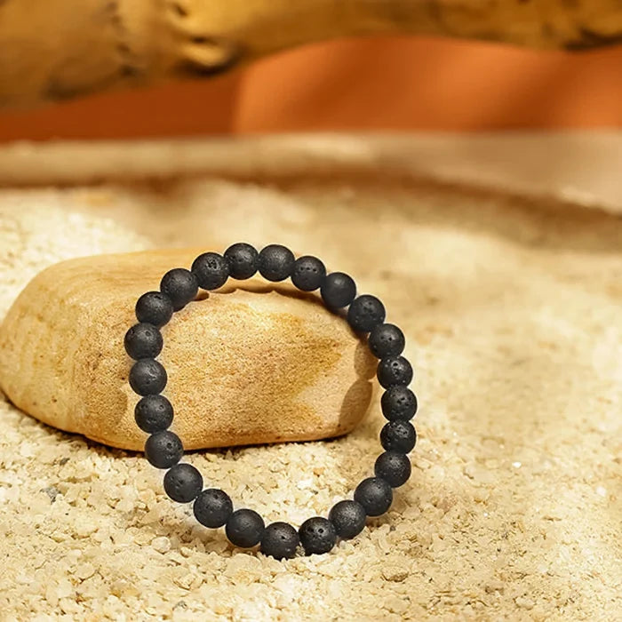 Lava Stone Mala & Bracelet Combo - view 2