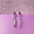 Leaf 925 Sterling Silver Drop Earring