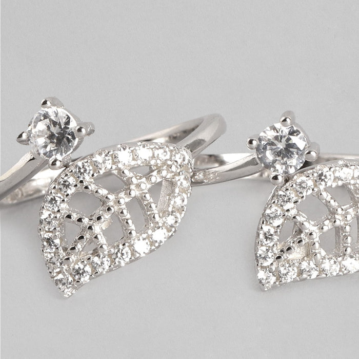 Leaf Style 925 Silver Toe Ring