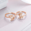 925 Sterling Silver Leafy CZ Rose gold Plated 925 Sterling Silver Toe Ring for Women – Zavya