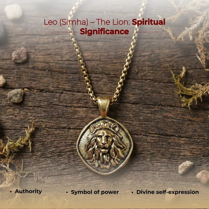 Leo (Singh) Rashi Pendant - view 6