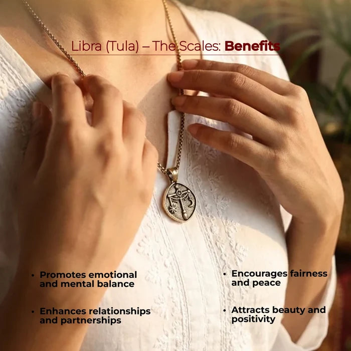 Libra (Tula) Rashi Pendant - view 3