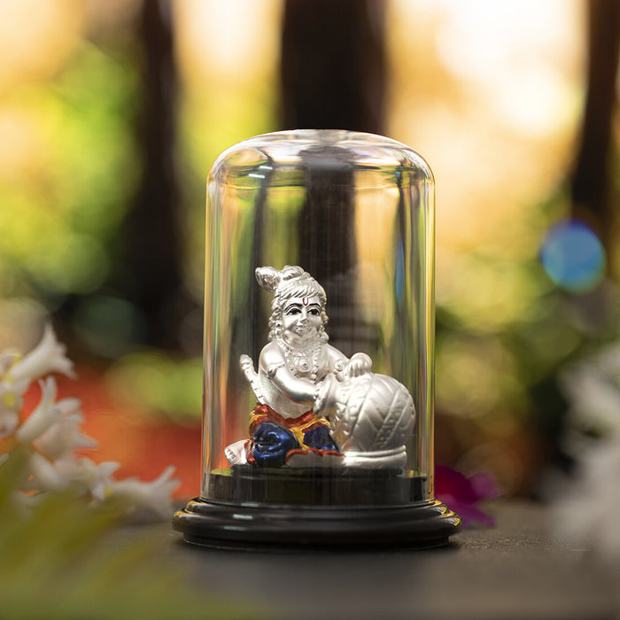 Little Krishna Delight 999 Silver Idol of Young Lord Krishna