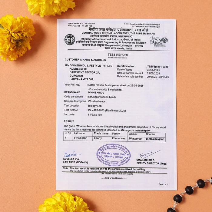 Lord Murugan Vel Pendant with free Karungali bracelet, product view