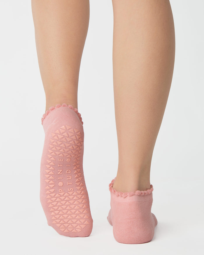 Love Coral Grip Sock