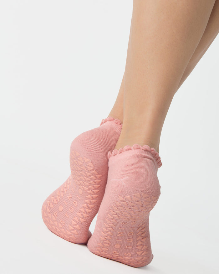 Love Coral Grip Sock