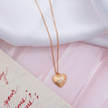Love Heart Gold Plated  925 Sterling Silver Necklace