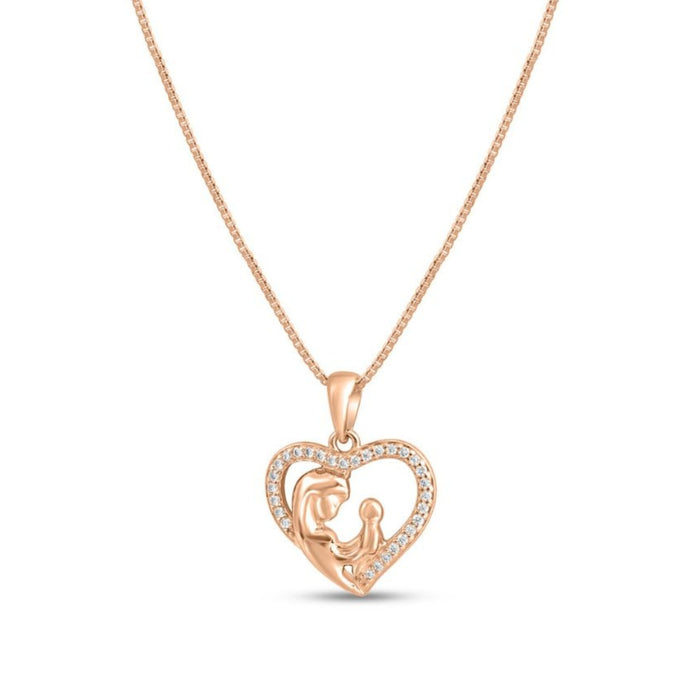 Loving Bond Rose Gold Plated 925 Sterling Silver Jewellery Set