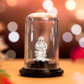 Luminous Grace Rhodium Plated 999 Silver Lakshmi Ji Idol