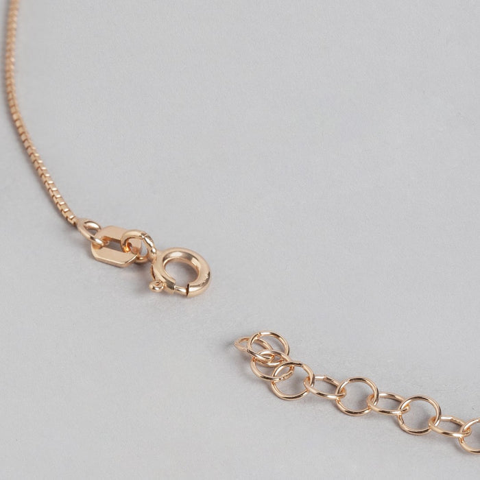 Lustrous Leaves & Pearls Rose Gold-Plated 925 Sterling Silver Jewelry Set