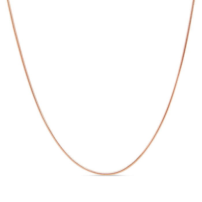 Luxurious Rose Gold 925 Silver Snake Chain Waist Chain (Sliding)