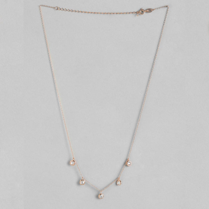 Made for the Queens 925 Silver Necklace in Rose Gold