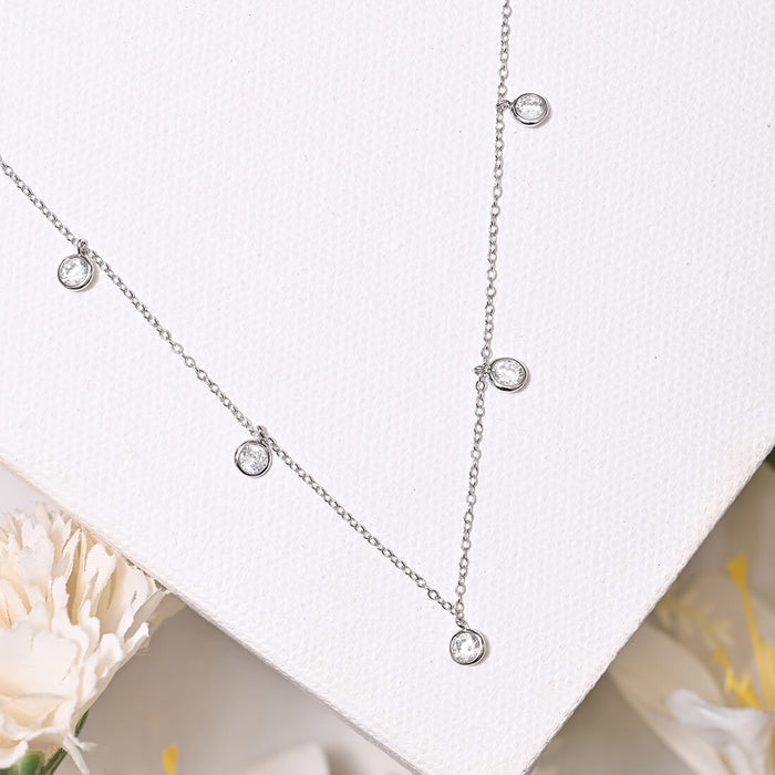 Made for the Queens Rhodium Plated 925 Sterling Silver Necklace