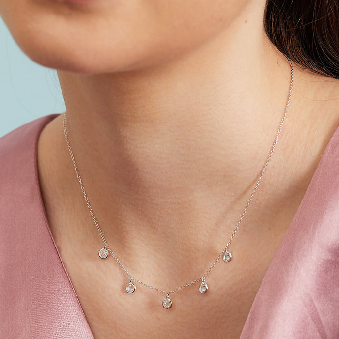 Made for the Queens Rhodium Plated 925 Sterling Silver Necklace