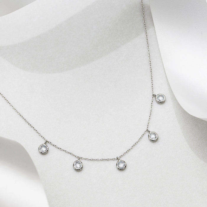 Made for the Queens Rhodium Plated 925 Sterling Silver Necklace
