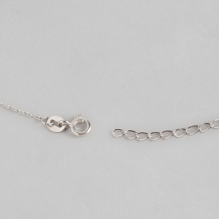 Made for the Queens Rhodium Plated 925 Sterling Silver Necklace