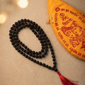 Mahakal Jaap Combo: Black Rudraksha Mala & Premium Jaap Bag