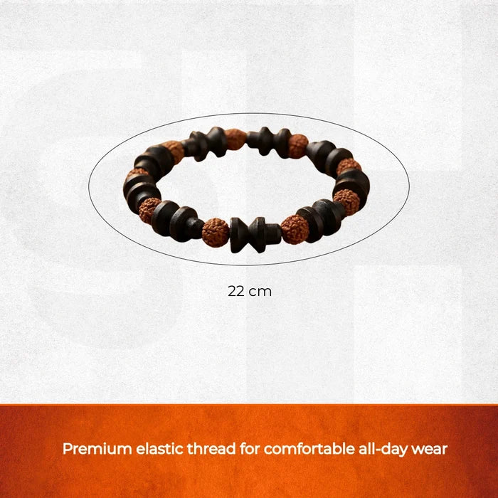 Mahakal Shivling Rudraksha Bracelet - view 2