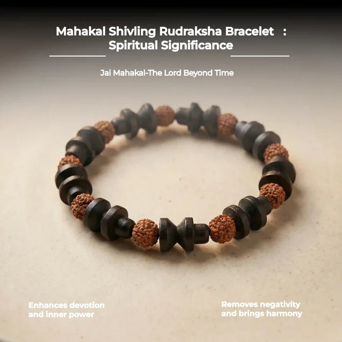 Mahakal Shivling Rudraksha Bracelet - view 3