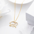 Majestic Elephant Harmony Gold Plated 925 Sterling Silver Necklace Chain