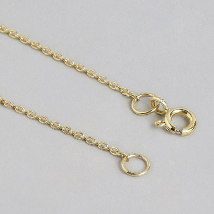 Majestic Elephant Harmony Gold Plated 925 Sterling Silver Necklace Chain
