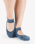 Marble Grip Strap Sock Deep Sea