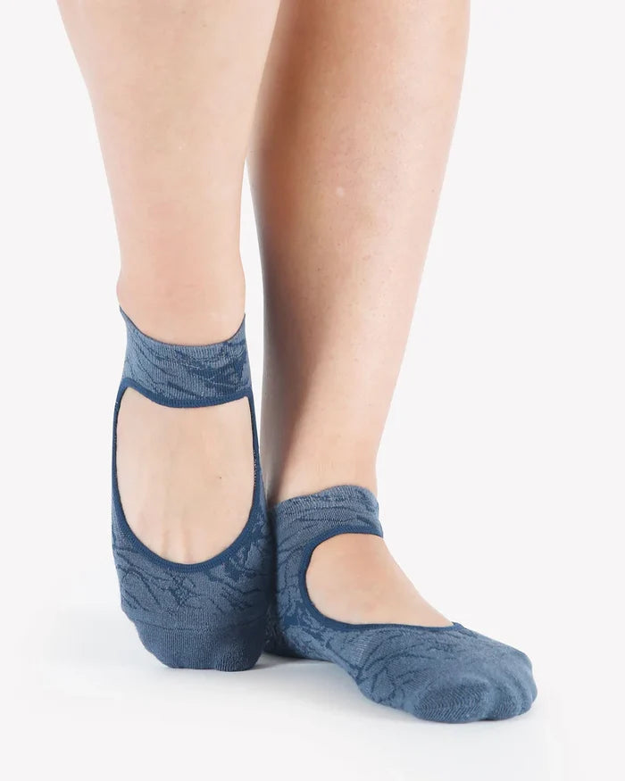 Marble Grip Strap Sock Deep Sea