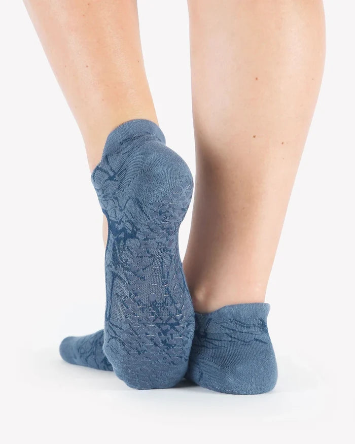 Marble Grip Strap Sock Deep Sea