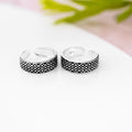 Maze Print 925 Sterling Silver Toe Ring