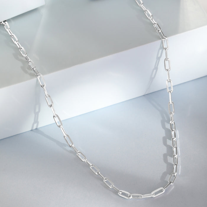 Men's 925 Sterling Silver Linked Chain
