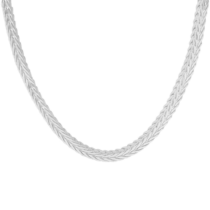 Men's 925 Sterling Silver Weave Pattern Chain