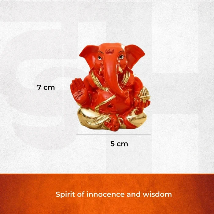 Miniature Appu Ganesh Idol - view 3